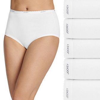 Women's Jockey® Classic 5-Pack Cotton Brief Panty Set 1743