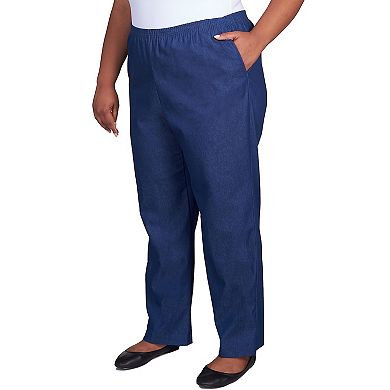 Plus Size Alfred Dunner Proportioned Denim Pants