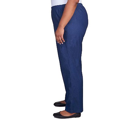 Plus Size Alfred Dunner Proportioned Denim Pants