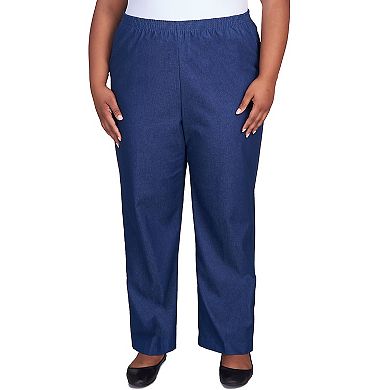 Plus Size Alfred Dunner Proportioned Denim Pants