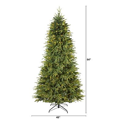 nearly natural 7-ft. Vancouver Fir 500-Light LED Artificial Christmas Tree