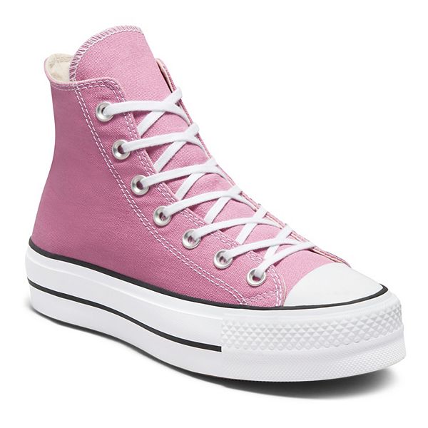 Converse Pink Chuck Taylor All Star Lift High Top Sneakers - Size 9.5