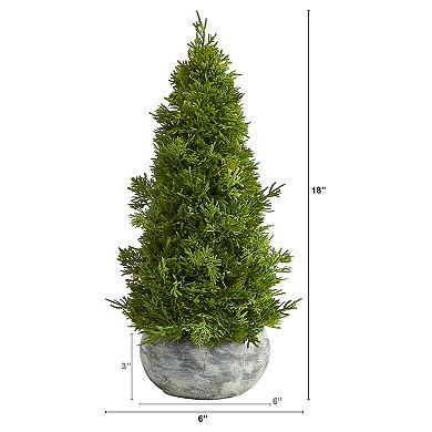 nearly natural Cypress Cone Artificial Plant Floor Decor