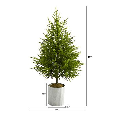 nearly natural 49-in. Norfolk Island Pine Artificial Christmas Tree