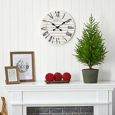 nearly natural 3-ft. Norfolk Island Pine Artificial Christmas Tree