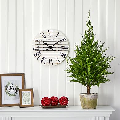 nearly natural 3.5-ft. Cedar Pine Artificial Tree Floor Decor