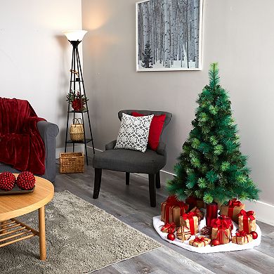 nearly natural 4-ft. Pre-Lit Scotch Pine Artificial Christmas Tree