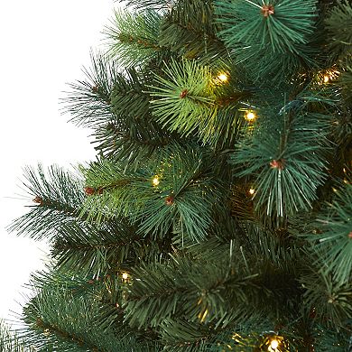 nearly natural 6-ft. Pre-Lit Scotch Pine Artificial Christmas Tree