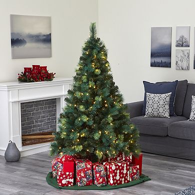 nearly natural 6-ft. Pre-Lit Scotch Pine Artificial Christmas Tree