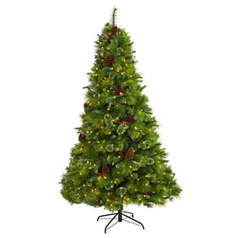 nearly natural 7-ft. Montana Mixed Pine 500-Light LED Artificial Christmas Tree