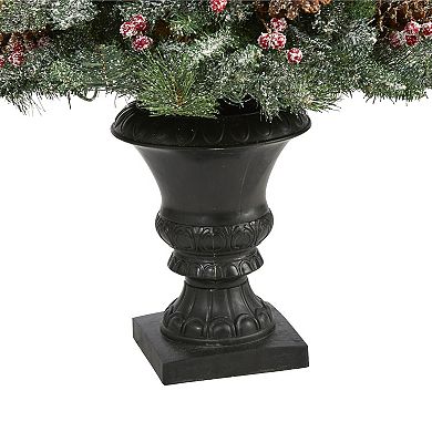 nearly natural 4-ft. Frosted Pine Artificial Christmas Tree