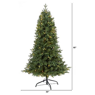 nearly natural 5-ft. Pre-Lit Vermont Fir Artificial Christmas Tree