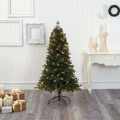 nearly natural 5-ft. Pre-Lit Vermont Fir Artificial Christmas Tree