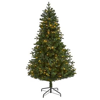 nearly natural 6-ft. Pre-Lit Vermont Fir Artificial Christmas Tree