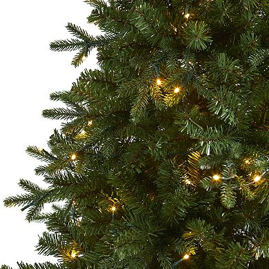 nearly natural 6-ft. Pre-Lit Vermont Fir Artificial Christmas Tree