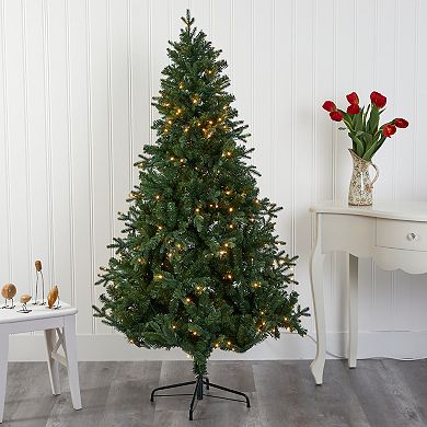 nearly natural 6-ft. Pre-Lit Vermont Fir Artificial Christmas Tree