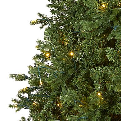 nearly natural 8-ft. Vermont Fir 450-Light LED Artificial Christmas Tree
