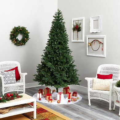 nearly natural 8-ft. Vermont Fir 450-Light LED Artificial Christmas Tree