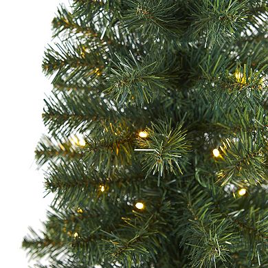 nearly natural 2-ft. Pre-Lit Artificial Christmas Tree