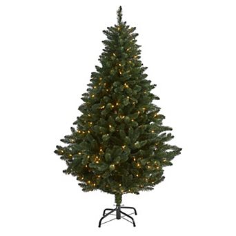 nearly natural 6-ft. Pre-Lit Northern Rocky Spruce Artificial Christmas Tree