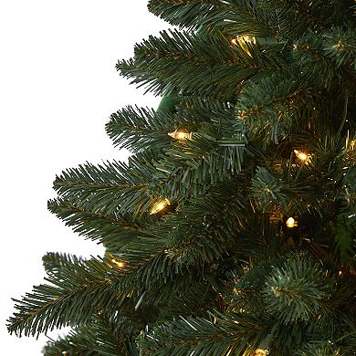 nearly natural 6-ft. Pre-Lit Northern Rocky Spruce Artificial Christmas Tree
