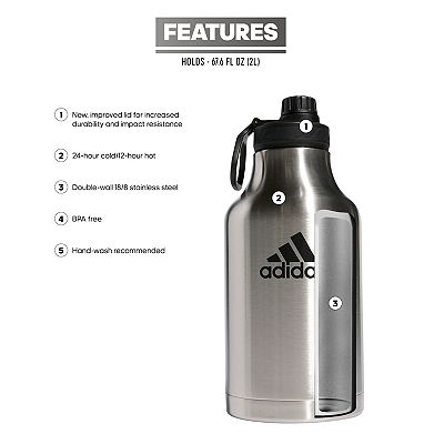 Stainless steel water bottle adidas online