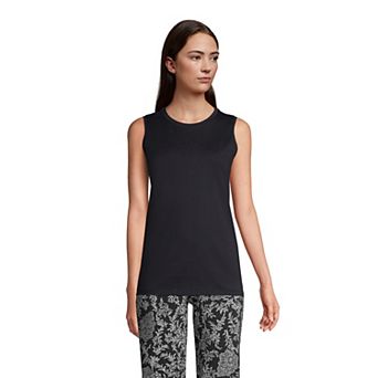 Women's Lands' End Supima Cotton Crewneck Tank
