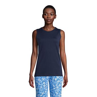 Women's Lands' End Supima Cotton Crewneck Tank