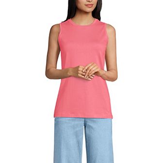 Women's Lands' End Supima Cotton Crewneck Tank