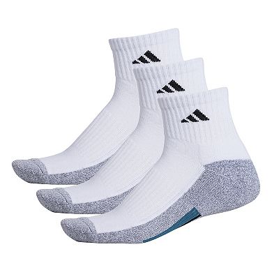 Men's adidas 3-pack Cushioned Quarter Socks