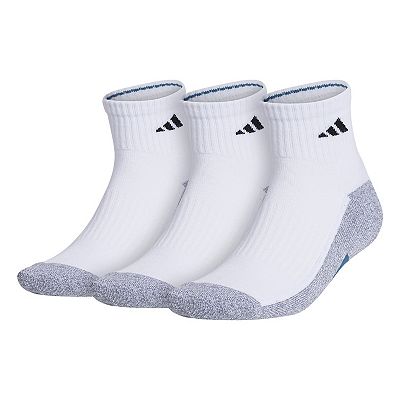 Adidas men's cushioned quarter socks hotsell