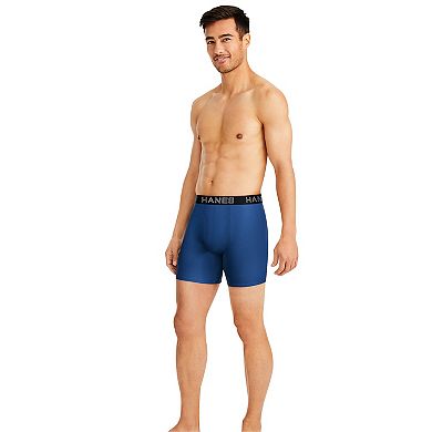 Men's Hanes 4-pack Ultimate Comfort Flex Fit Total Support Pouch™ Boxer Briefs