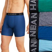 Hanes Ultimate™ Men's Comfort Flex Fit® Ultra Soft Cotton/Modal Boxer Briefs  Black/Grey Assorted 4-Pack