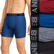 Hanes Men's Ultimate Comfort Flex Fit Total Support Pouch Boxer Brief  4-Pack - Sports Diamond