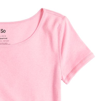 Girls 4-20 SO® Adaptive Abdominal Access Bodysuit