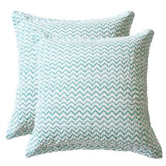 Homthreads Leora Floral 2-pack Euro Shams