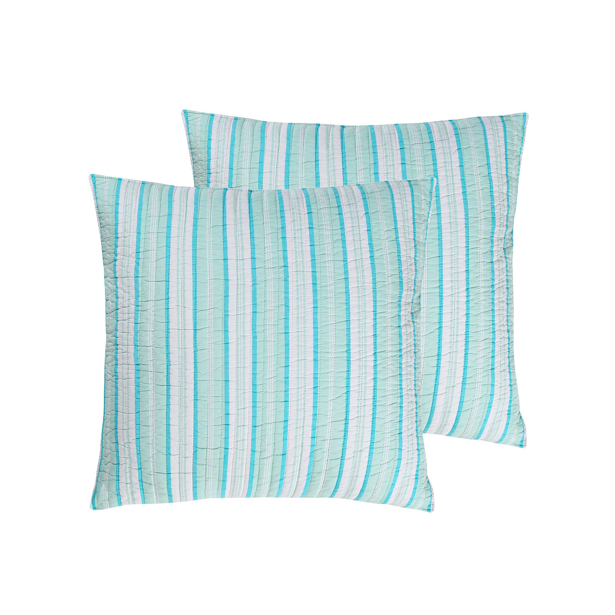 Homthreads Beach Days 2-pack Euro Shams, Multi