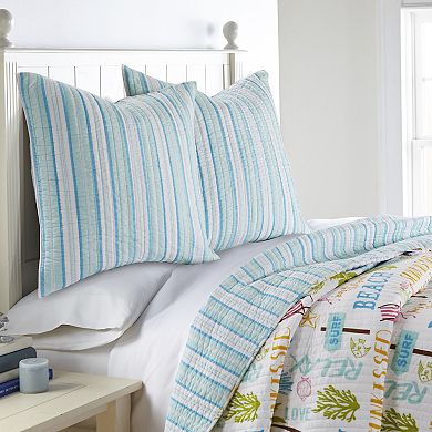 HomThreads Beach Days 2-pack Euro Shams