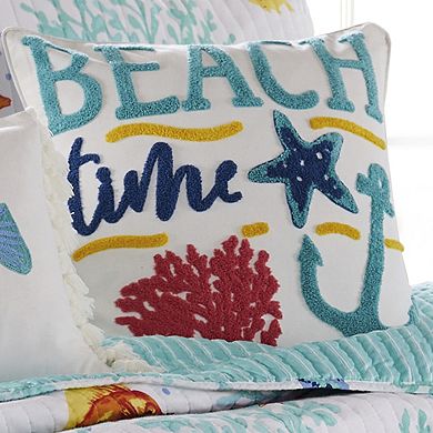 HomThreads Playa Vista Beach Time Pillow