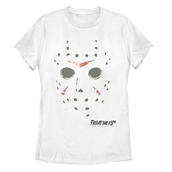 Juniors' Friday The 13th Jason Voorhees Costume Mask Graphic Tee