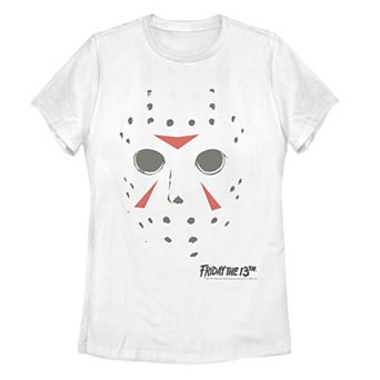 Juniors' Friday The 13th Big Face Jason Graphic Tee