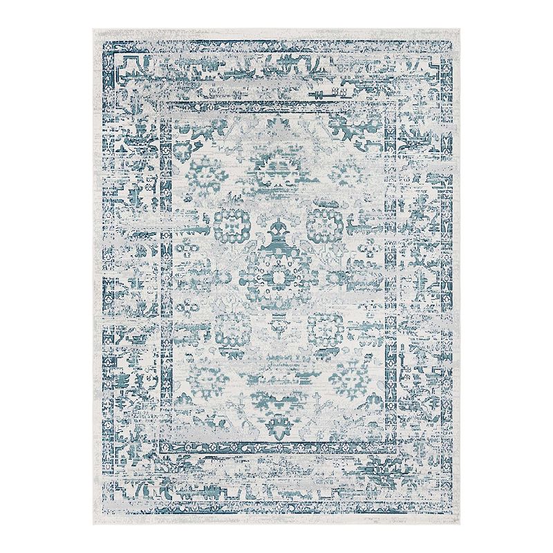 Unique Loom Edmunds Sumter Rug, White, 9X12 Ft