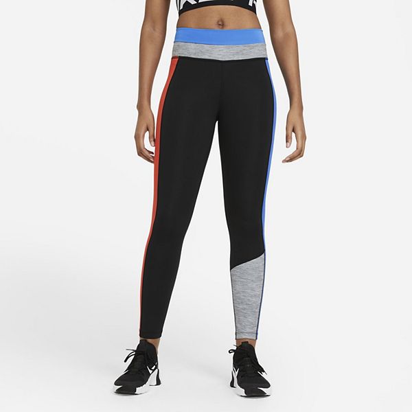 Nike color shop block tights