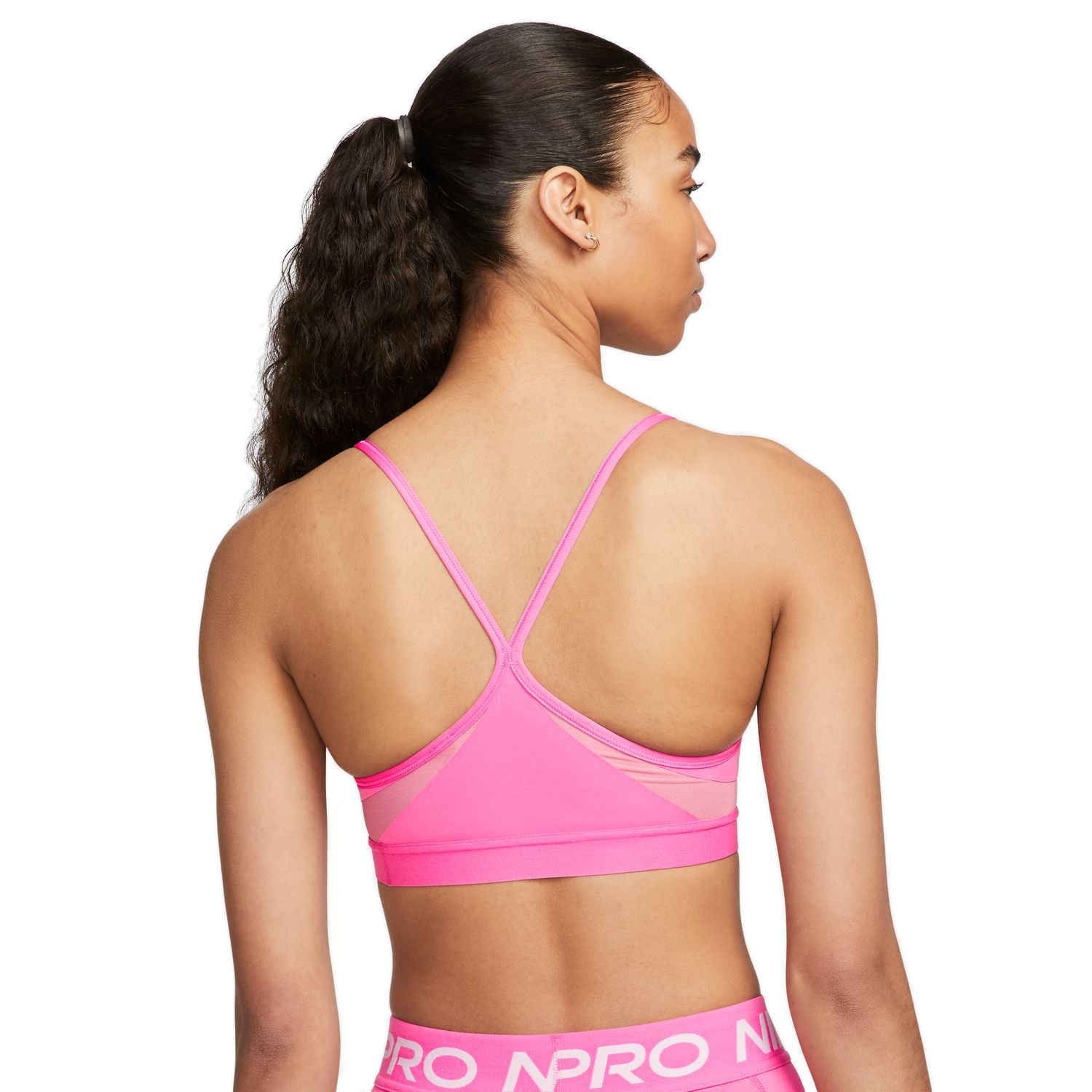 Nike Indy Air Pink Light Support Sports Bra Size M