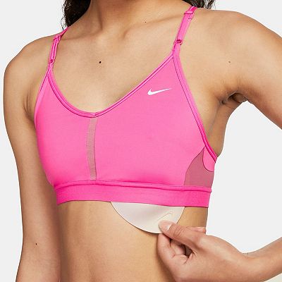 Nike Dri FIT Indy Light Support Padded V Neck Sports Bra