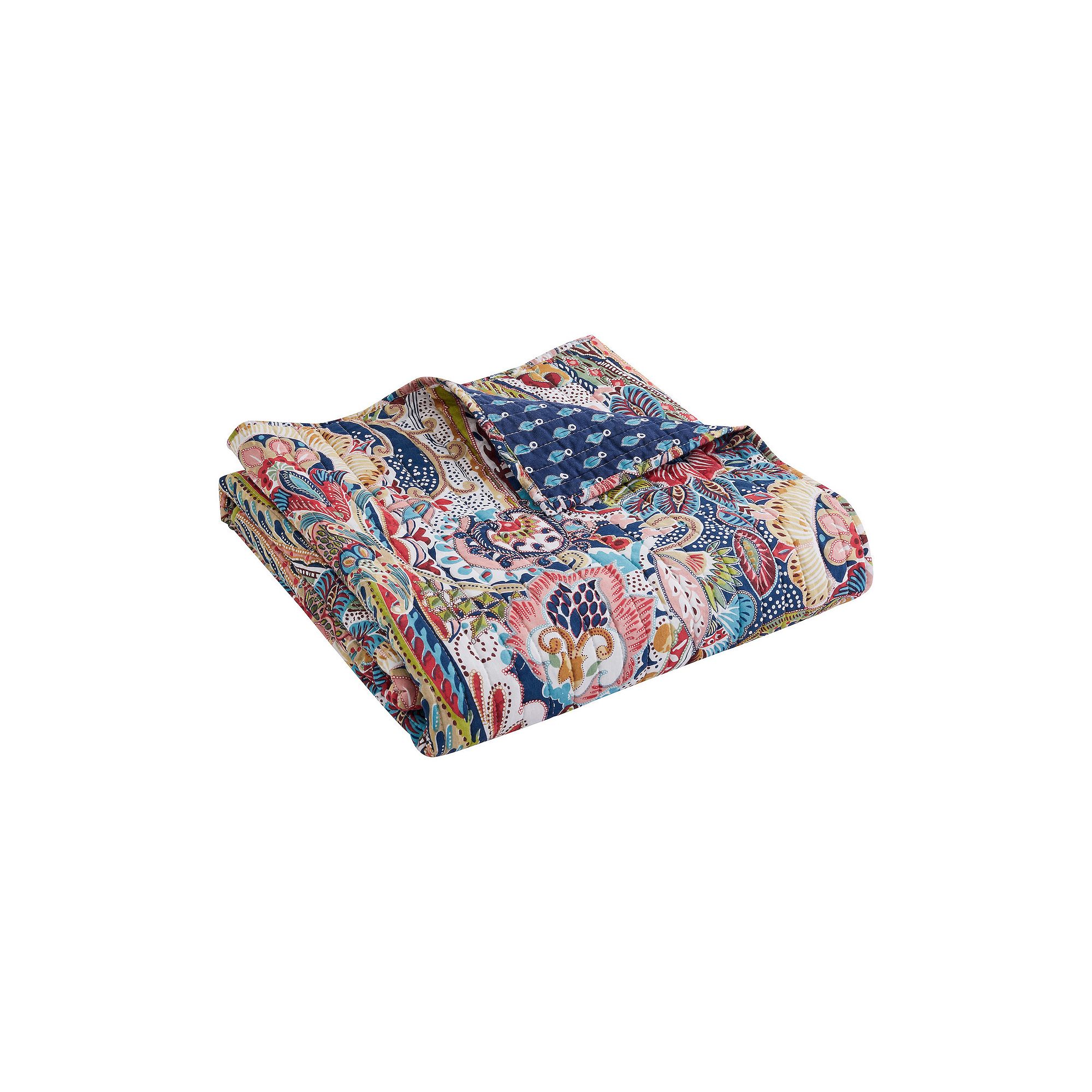 Levtex Home Nanette Quilted Throw, Blue