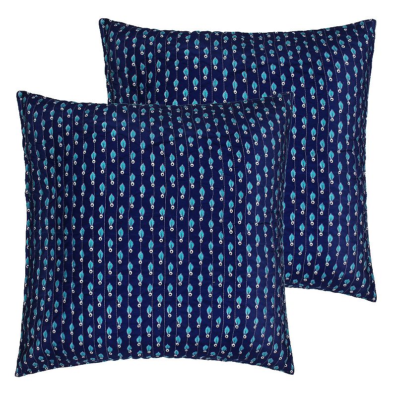 72609421 Levtex Home Nanette 2-pack Euro Sham Set, Blue sku 72609421