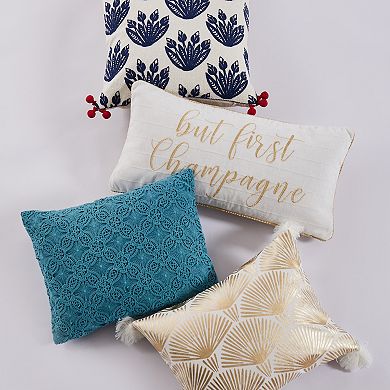 Levtex Home Nanette Lace Overlay Pillow