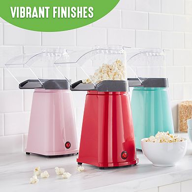 GreenLife Electric Popcorn Maker Hot Air Popper with Measuring Cup & Butter Melting Tra