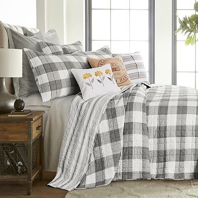 Levtex Home Camden Gray Quilt Set with Shams